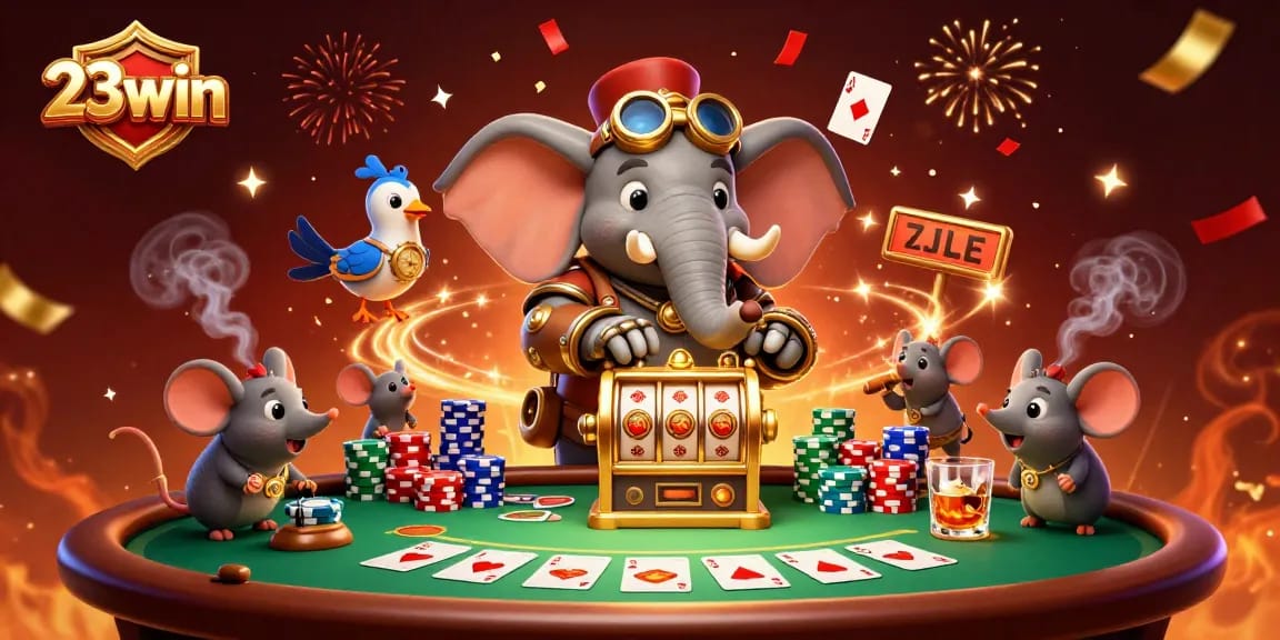 Win jackpots with thrilling visuals featuring 23win in an energetic casino atmosphere.