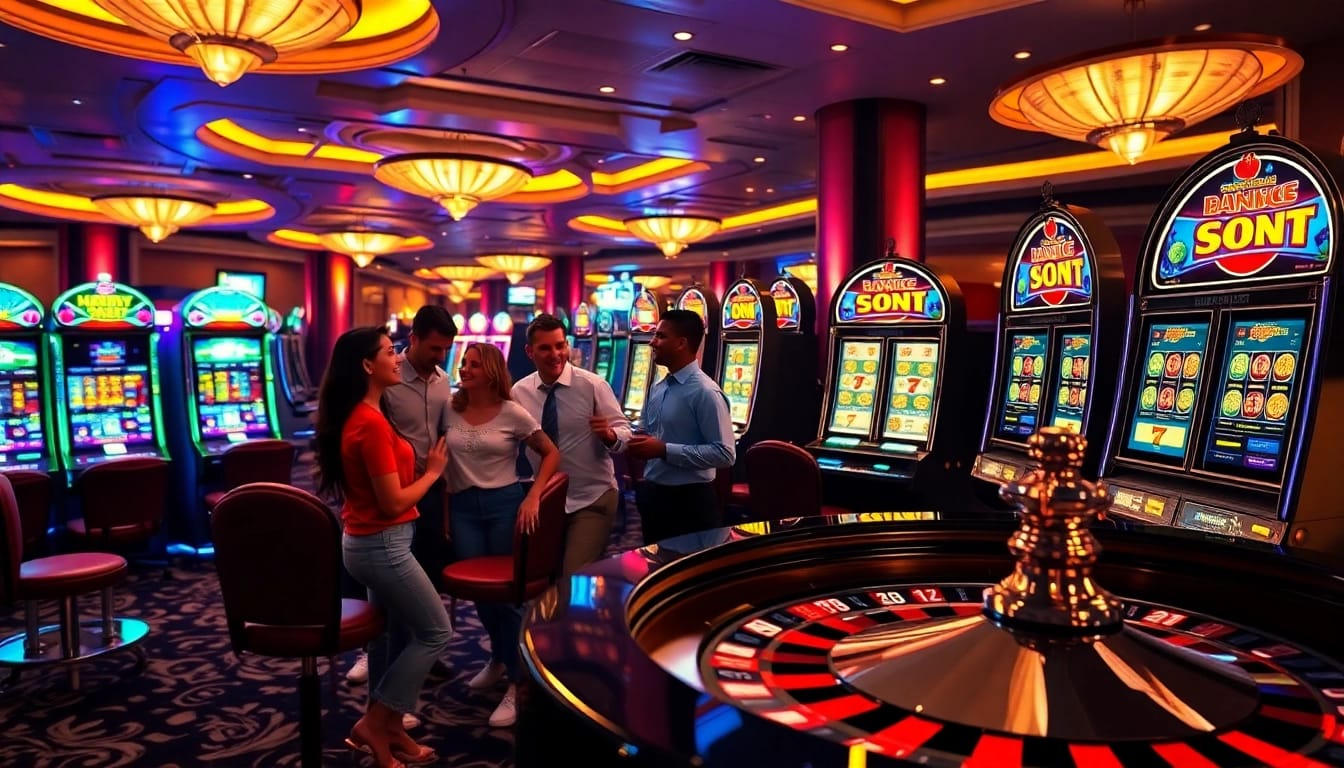 Engage in thrilling gameplay at HOLYSLOTS88 with vibrant roulette and slot machines.
