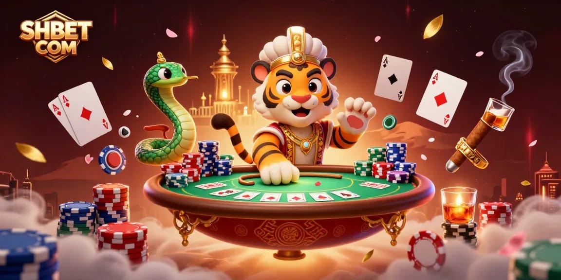 Engage in thrilling gameplay at SHBET COM with vibrant casino elements and a dynamic scene.