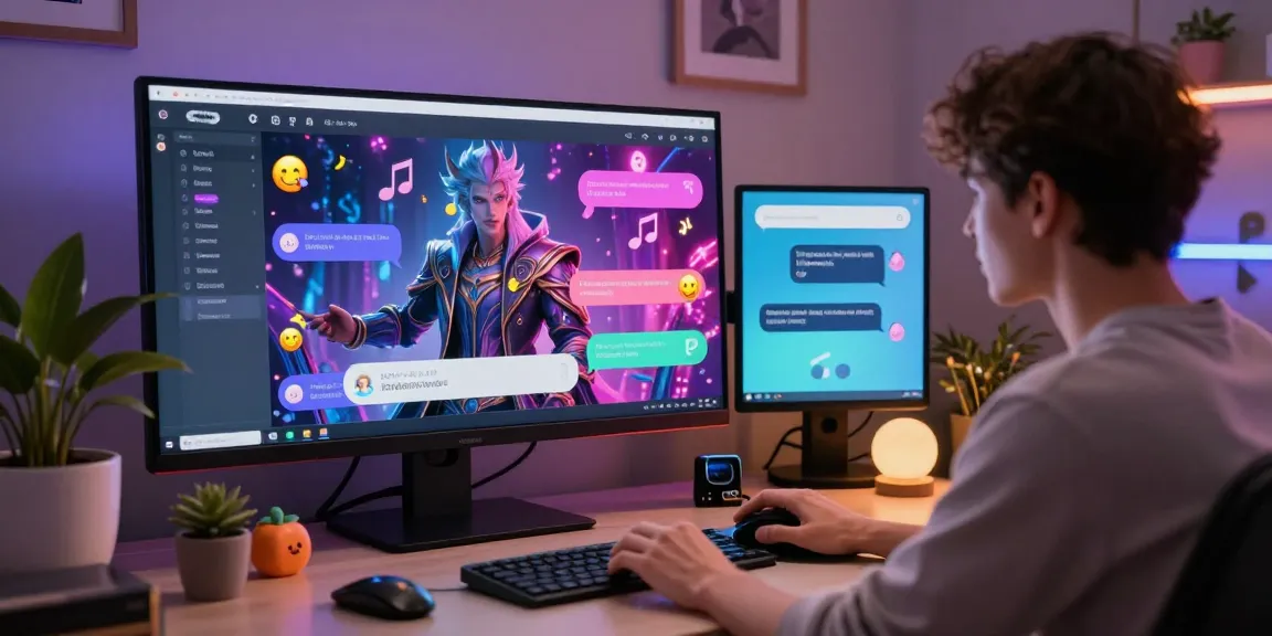 Engaging scene of user interacting with NSFW AI chat platform, showcasing dynamic conversations and vibrant interface.