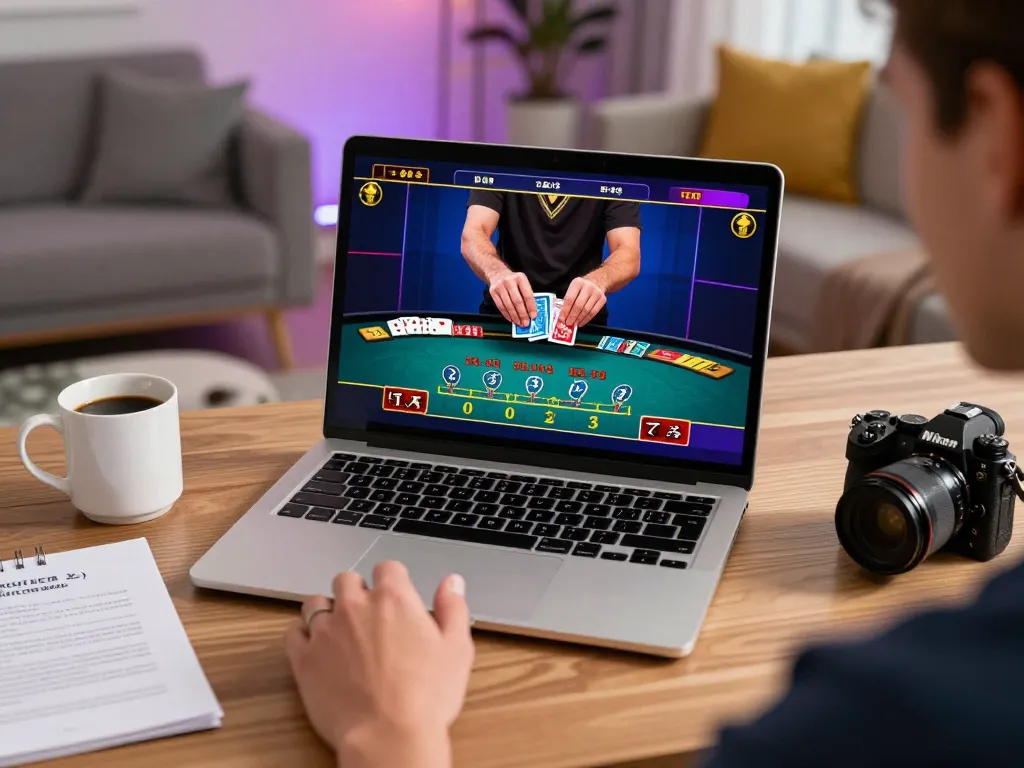 Engaging in a live blackjack game online at home for better odds with ok8386.