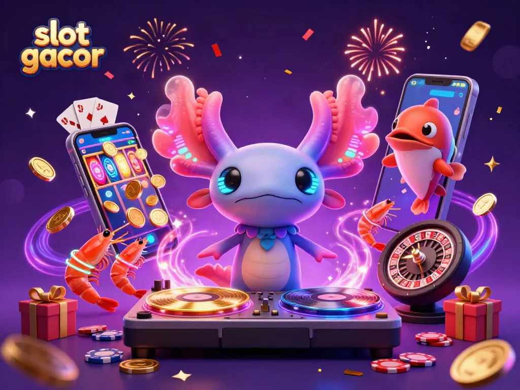 Raih kemenangan besar dengan slot gacor dan simbol keberuntungan yang berputar di layar ponsel.