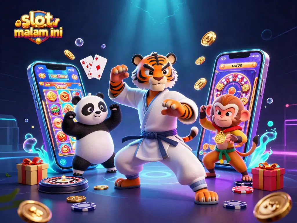 Mainkan slot gacor malam ini dengan karakter kartun menarik dan elemen kasino seru.