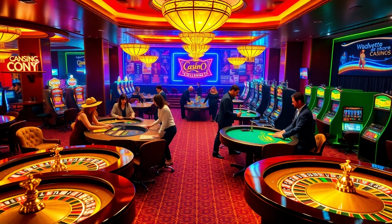 Gambling excitement at a casino scene featuring hidden wiki elements in a vibrant atmosphere.