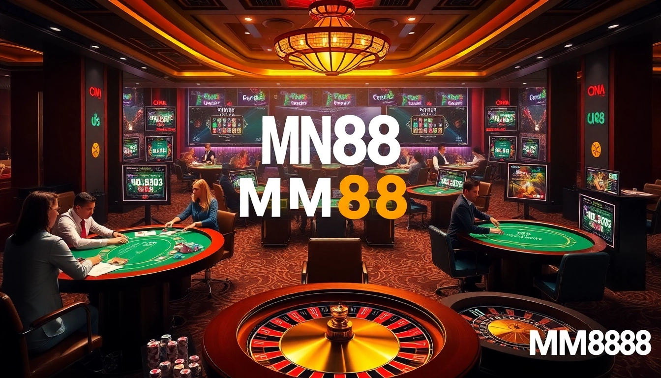 Engaging with the MM88 online casino platform while enjoying poker and roulette games.