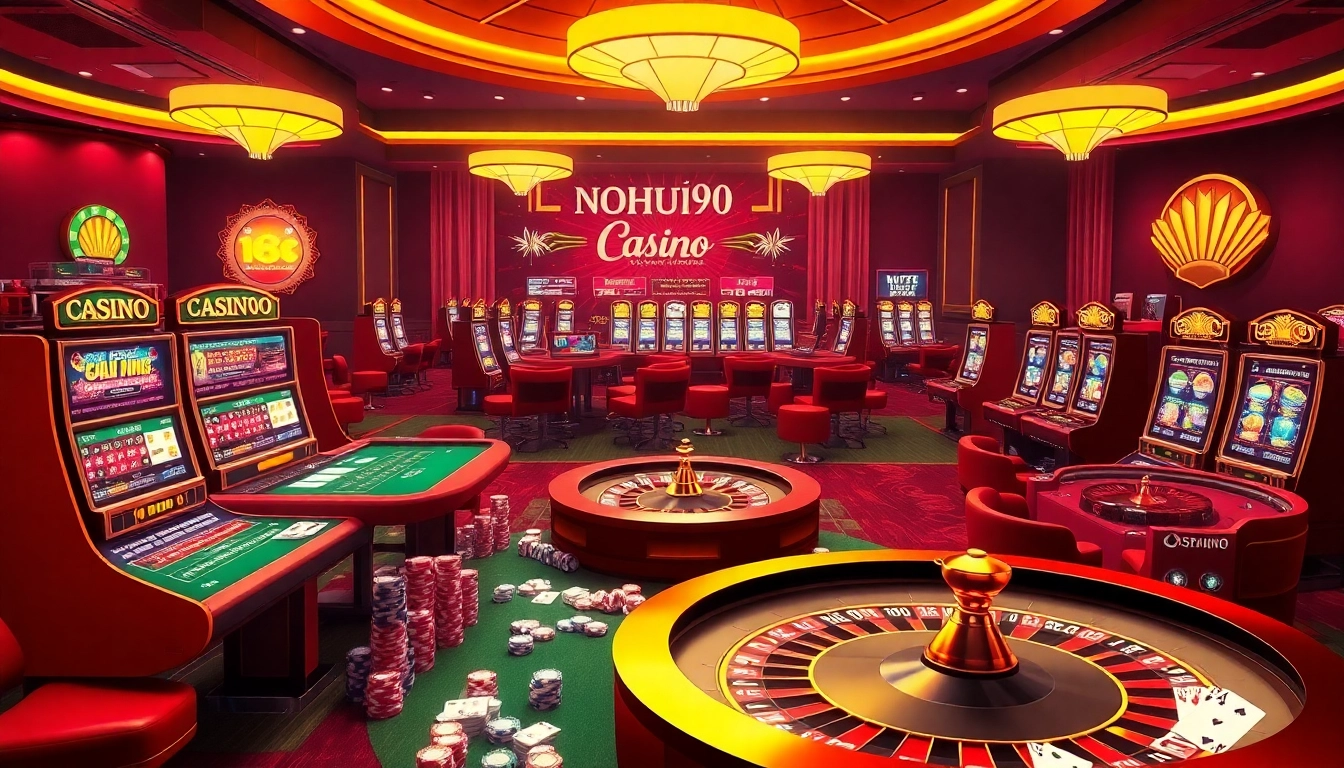 Experience thrilling gambling action at https://nohu90.tools/ with vibrant casino scenes and exciting gameplay elements.