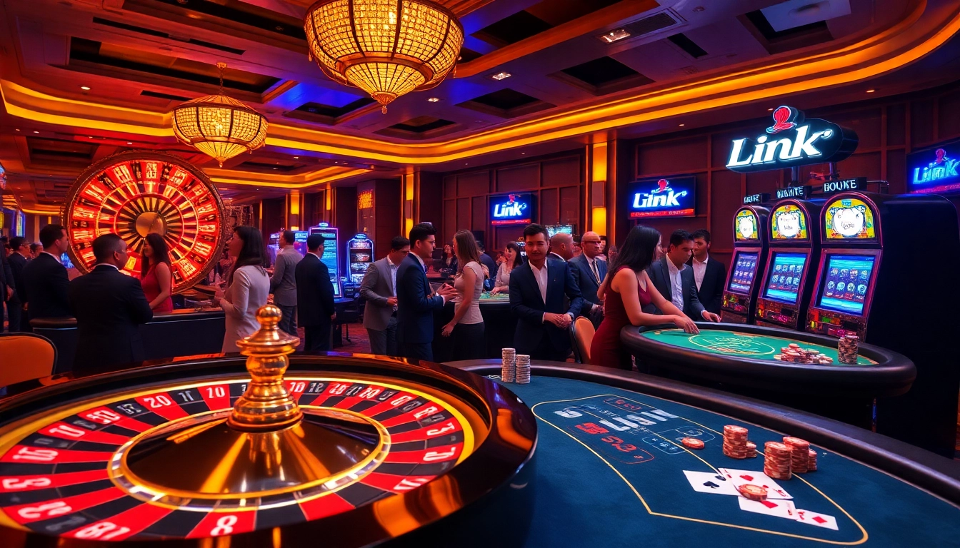Experience the thrill of Link Go88 with vibrant casino tables and exciting games.