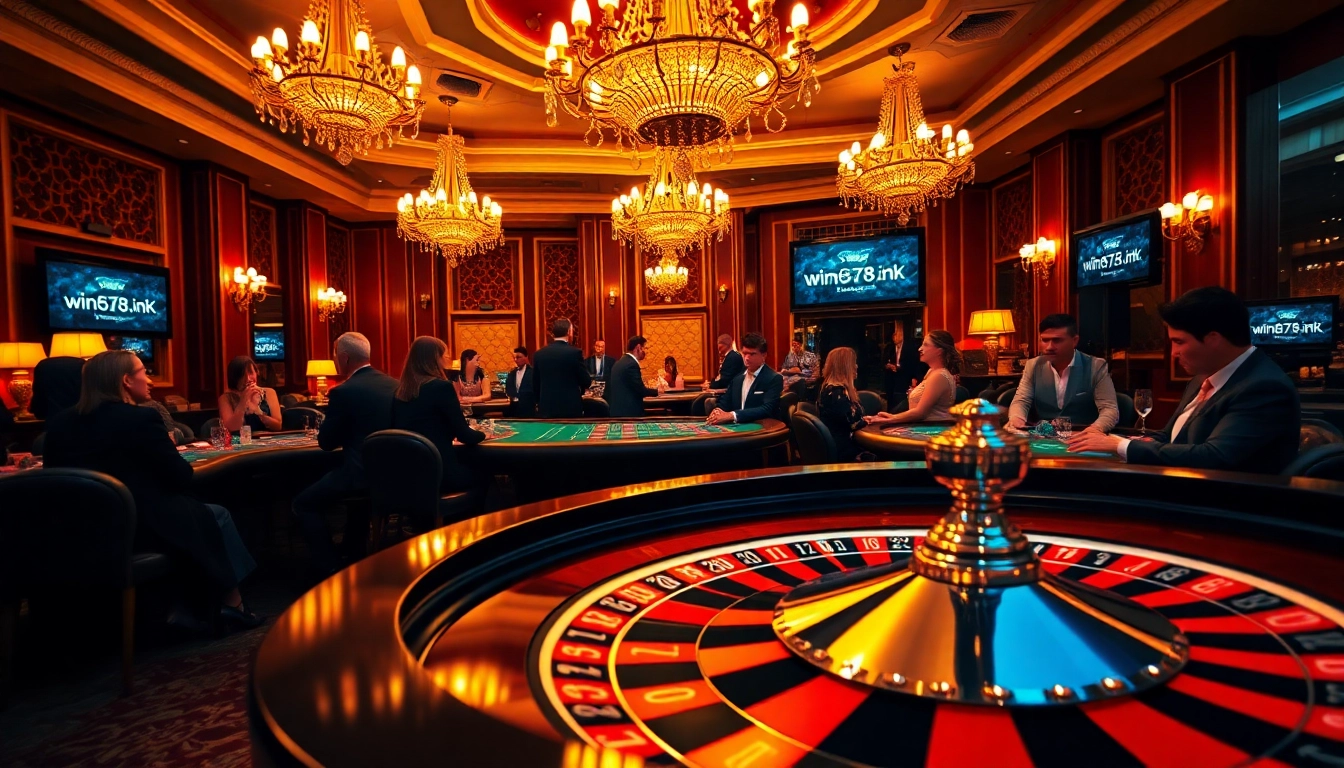 Experience the thrill of gambling at https://win678.ink/ with luxurious roulette tables and eager players.