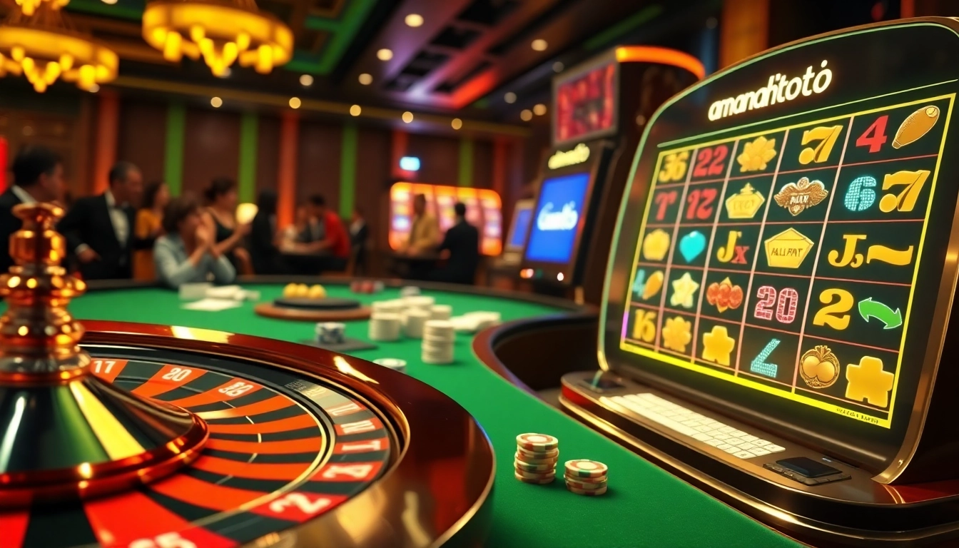 Watching amanahtoto’s roulette wheel spin with vibrant betting chips and professional casino setup