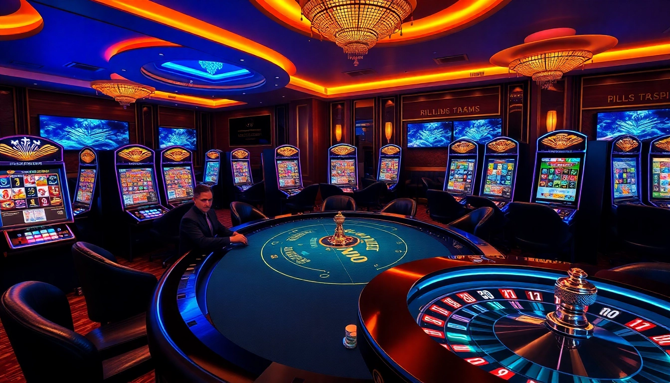 S8 nhà cái offers an exciting online gambling experience with vibrant slot machines and poker tables.