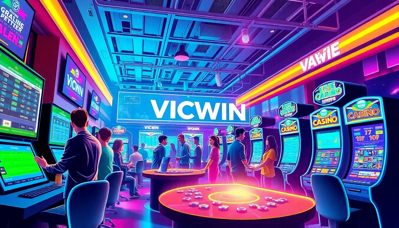 Experience the thrill of betting on VICWIN's diverse gaming platform.