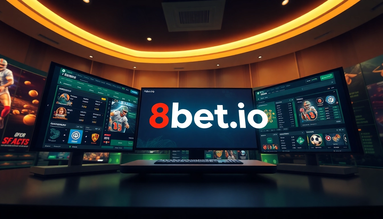 Experience the thrill of online betting at f8bet.io, showcasing a modern gaming interface with live updates.