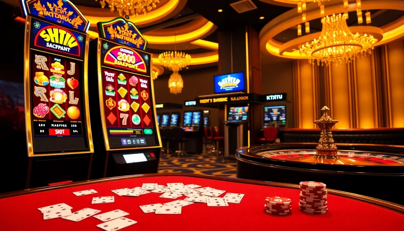 KTPJITU slot machine offering exciting gameplay with vibrant graphics and a jackpot display.