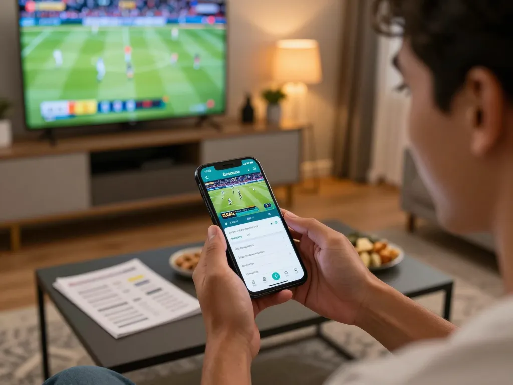 Engaging moment as players download the Jeetbuzz Download App for seamless betting on their mobile devices.