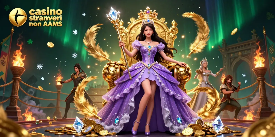 Vivi l'emozione dei casino online stranieri non AAMS con estetiche regali e elementi di gioco coinvolgenti.